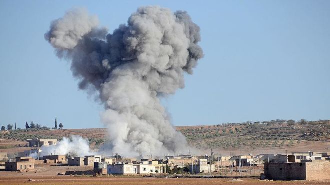 Turkish-backed forces destroy 24 Daesh targets