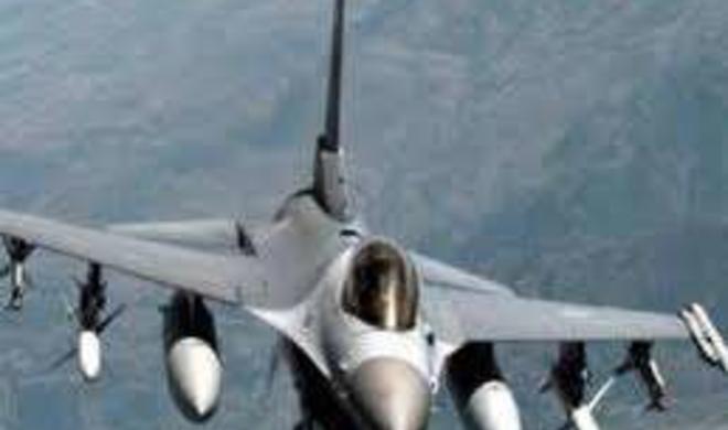 فرود اضطراری و آتش‌سوزی جنگنده F-16 در یونان + فیلم