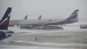 At Sheremetyevo airport two aircrafts crashed