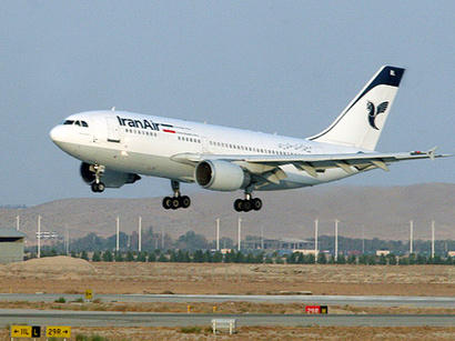 ایراندا طییاره یاندی