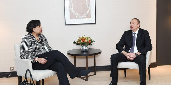 Ilham Aliyev met with Townes-Whitley