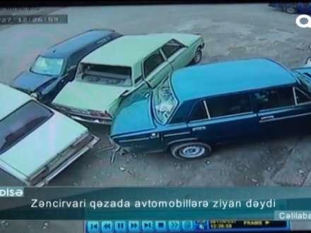 Sabirabadda zəncirvari qəza: 3 nəfər yaralandı