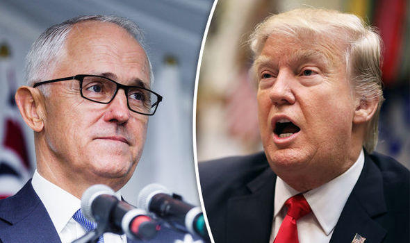 Australian PM Turnbull calls leaked video mocking Trump