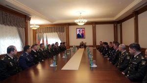 Nazir hərbi qulluqçulara rütbə verdi