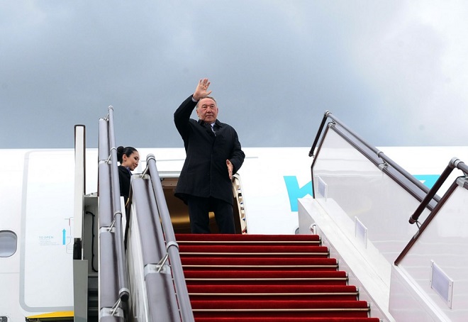 Nazarbayev's visit has officially ended