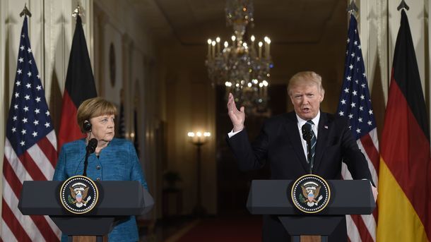 Merkel turns down Trump's proposal to meet in person