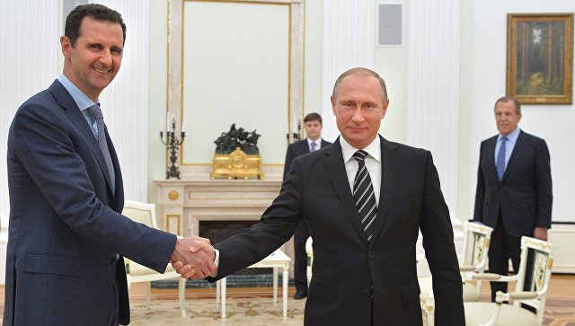 Путин и Асад встретились в Кремле