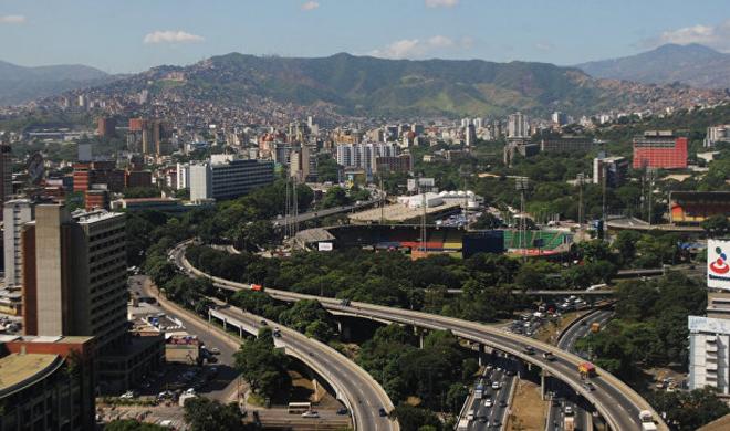 US conducts military drill over Venezuelan capital Caracas