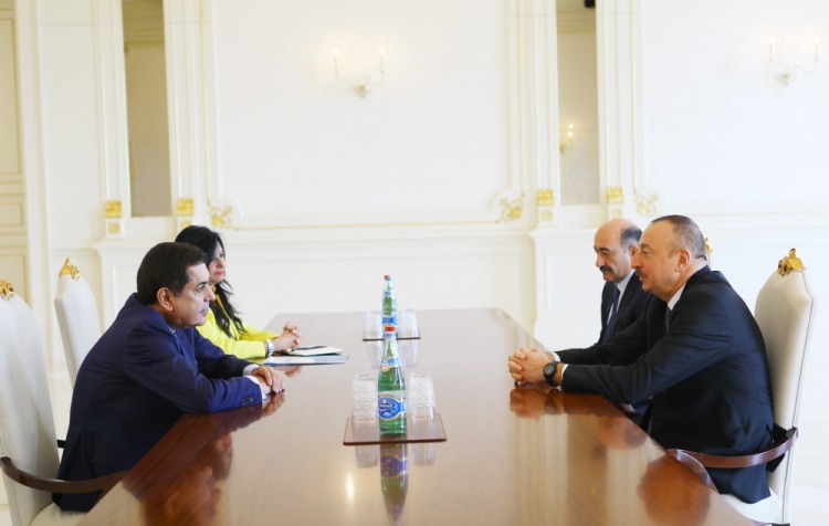 Ilham Aliyev received representative of UN