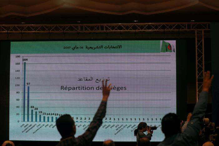 Algeria's ruling FLN, allies win majority in parliament