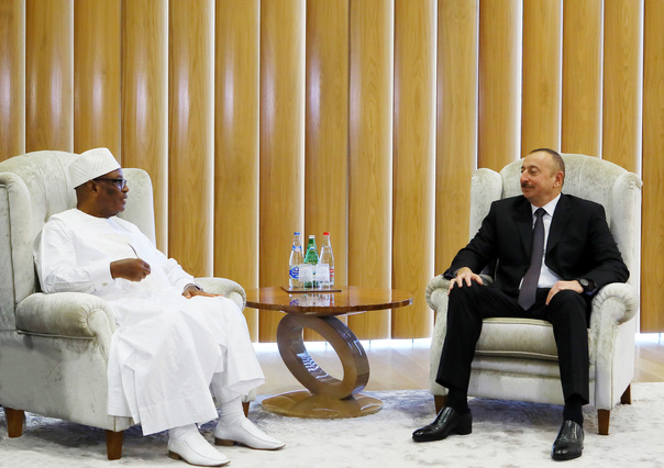 Ilham Aliyev received president of Mali