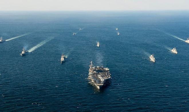 گروه تهاجمی آمریکا با ۳۵۰۰ تفنگدار دریایی وارد خاورمیانه شد