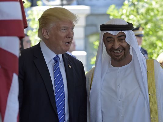 Trump meets with crown prince of Abu Dhabi