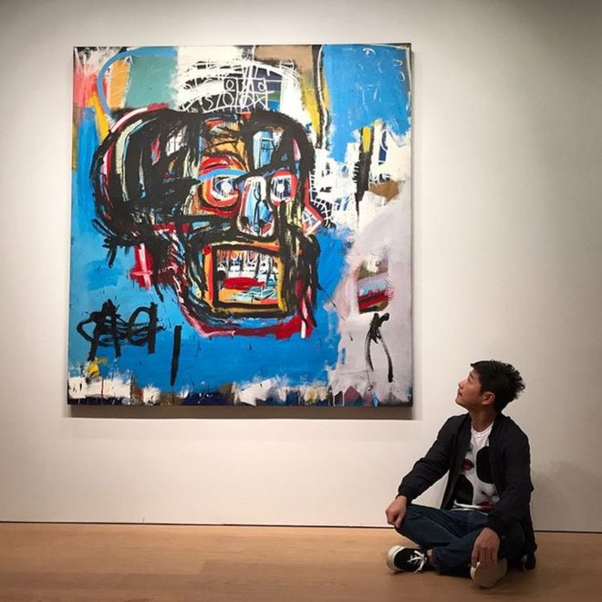 Basquiat painting breaks records at $110.5m
