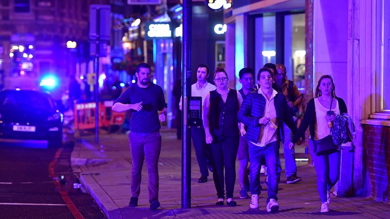 British police rush to London Bridge
