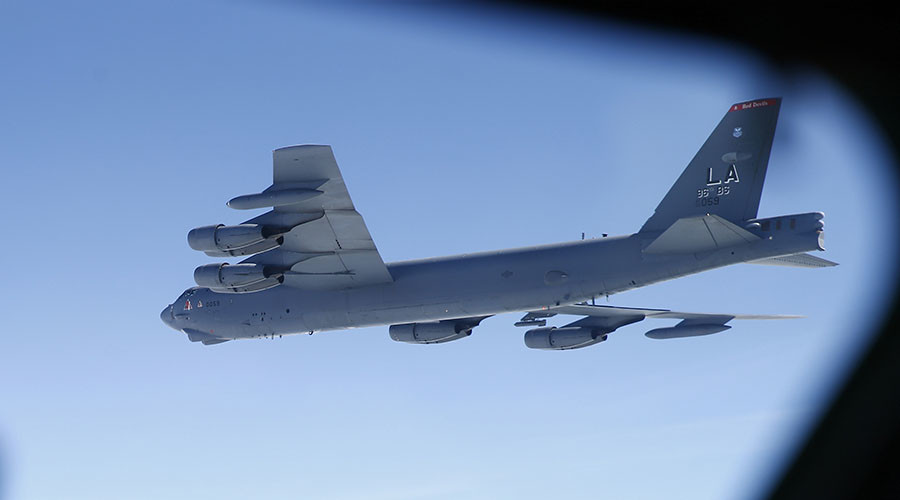 Russian Su-27 intercepts US B-52 over Baltic -