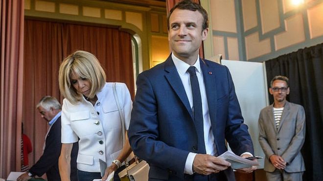 Macron party set for big win