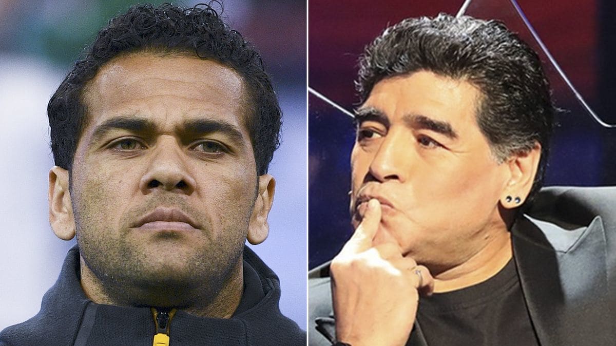 Maradona brands Daniel Alves 'a jerk'