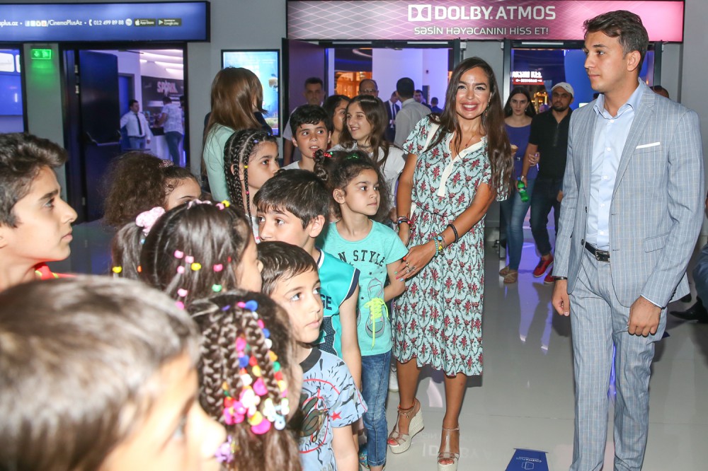 Leyla Aliyeva attended entertainment for orphans