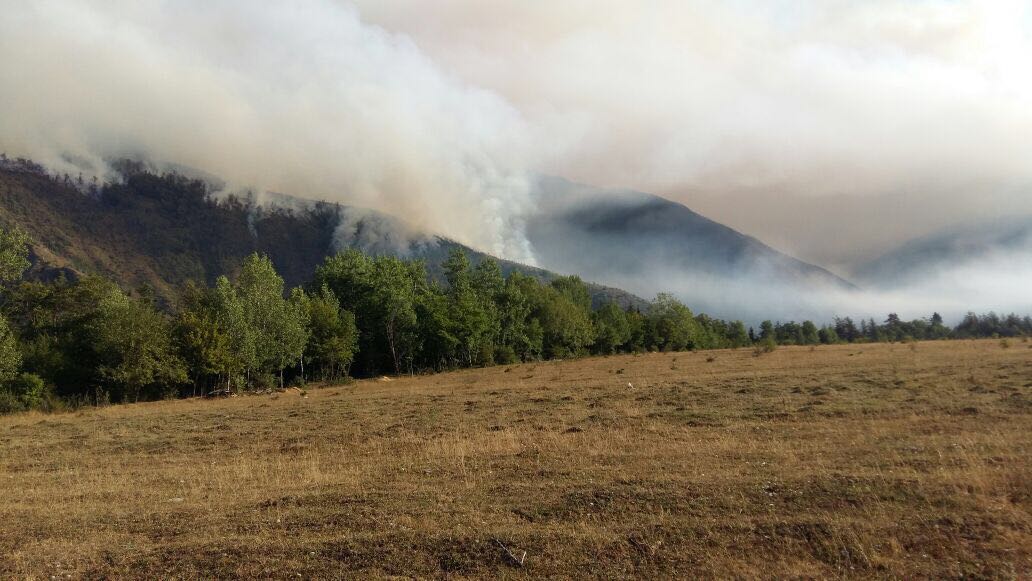 İşğaldan azad edilmiş kənddə yanğın baş verdi