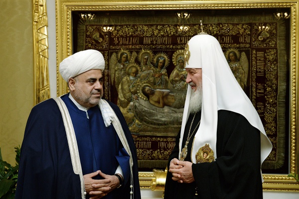 Şeyx Moskvada Patriarx Kirillə görüşdü