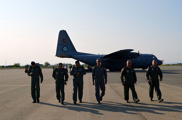 Azerbaijani and Turkish pilots performed the task -