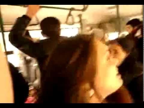 Bakı-Sumqayıt avtobusunda dava: təhlükəli anlar - Video