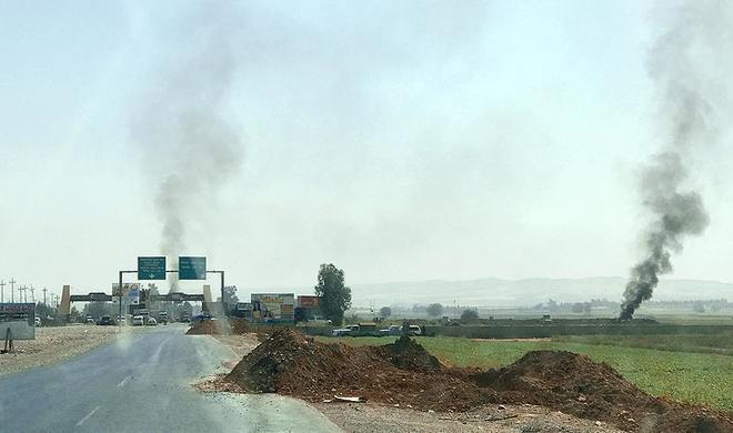 Fire breaks out at US base in Erbil after Iranian attack