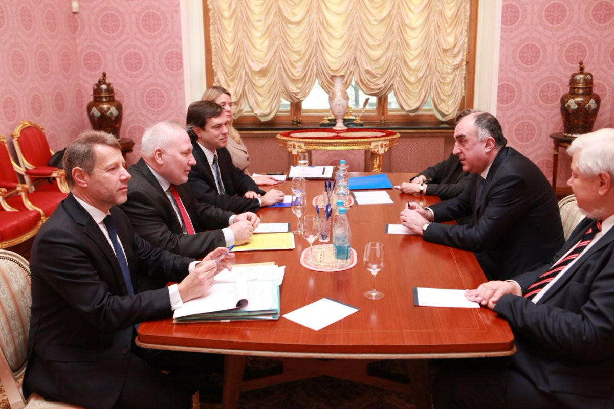 Mammadyarov has met with the OSCE Minsk Group co-chairs