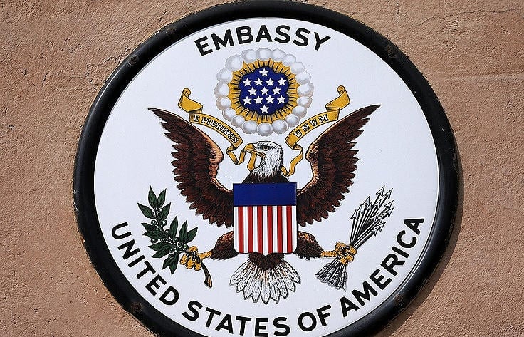 Man wielding knife arrested near US embassy in Tokyo