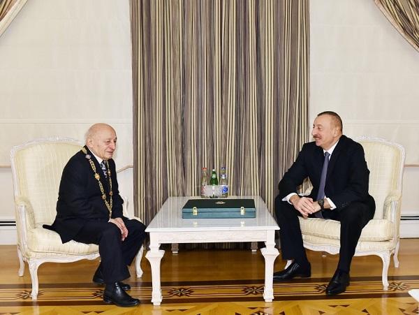 Ilham Aliyev presents "Heydar Aliyev" Order