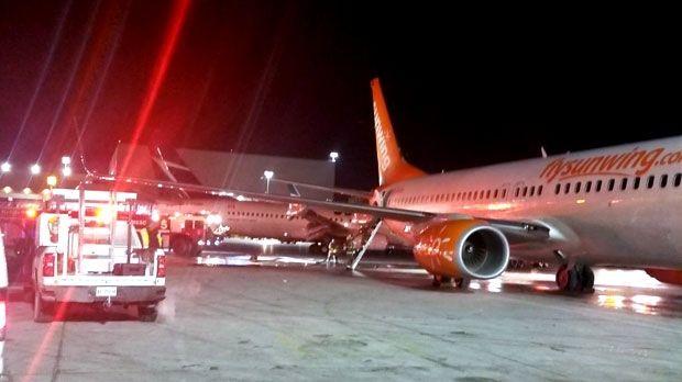 Londonda təyyarələr toqquşdu