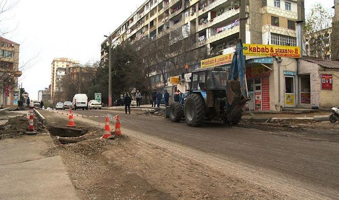 Ряд улиц Баку закрывается на ремонт