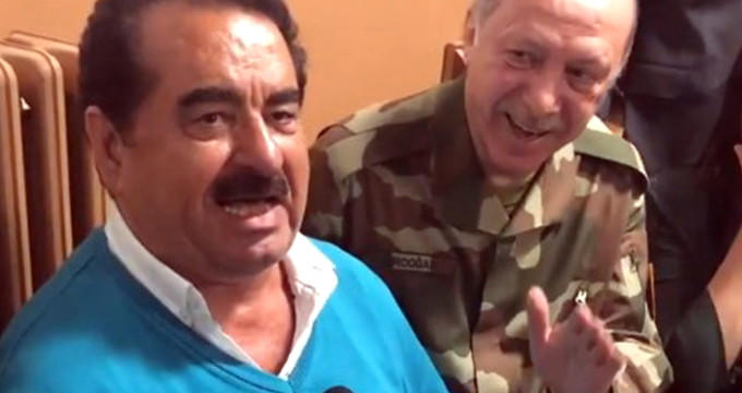 Ərdoğan İbrahim Tatlısəslə mahnı oxudu - Video