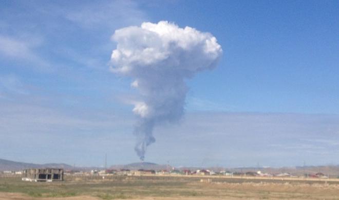 Volcanic eruption reported in Baku -