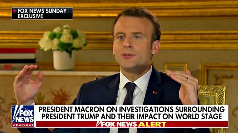 مکرون ترامپین تنقیدلرینه جواب وئردی