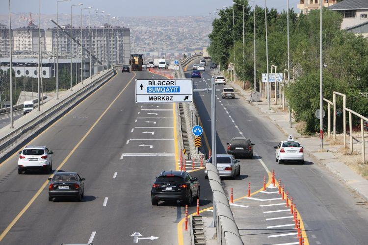 Bu avtomobil yolunda sürət həddi endirildi