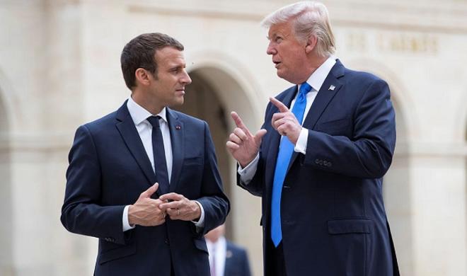 Трамп пригрозил Макрону