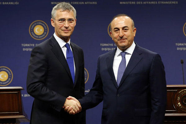 Cavusoglu spoke with Stoltenberg