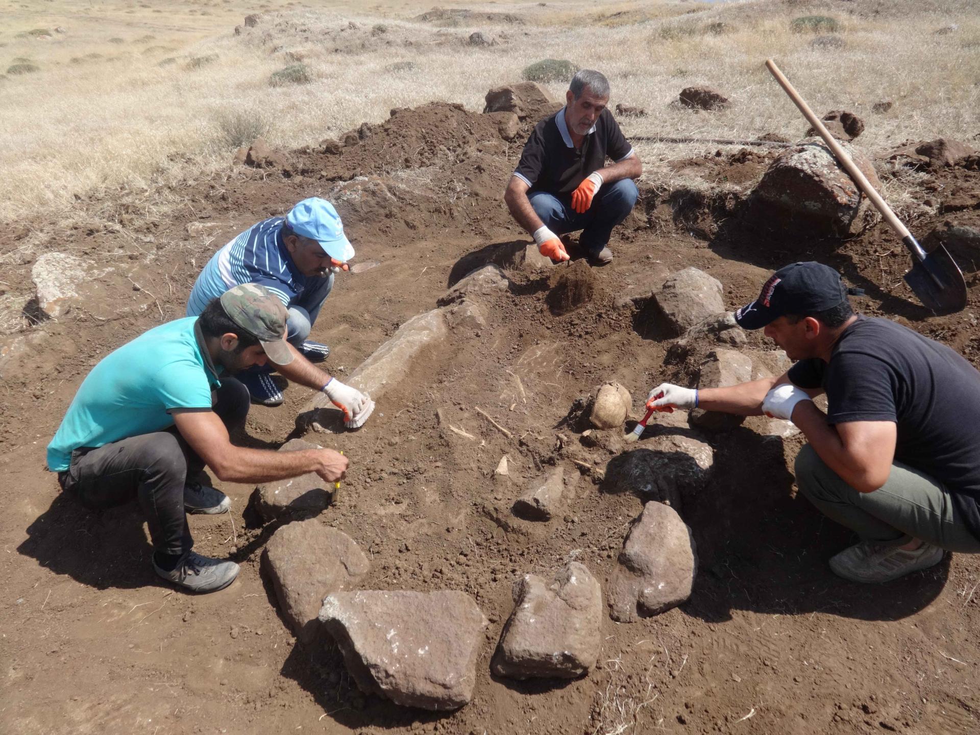 Egyptian tombs and coffins discovered near Giza pyramids