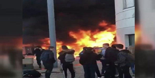 Rally in France: fire, the robbery took place -