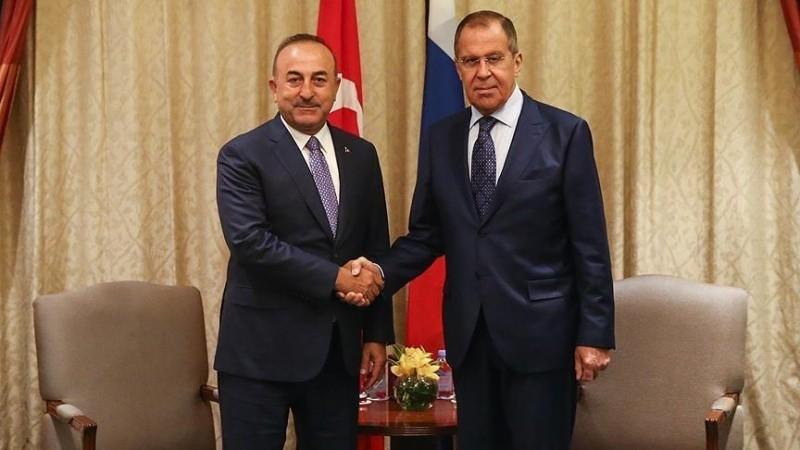 Çavuşoğlu ilə Lavrov arasında görüş başladı