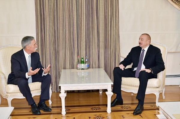 President Ilham Aliyev received Formula 1 Group CEO