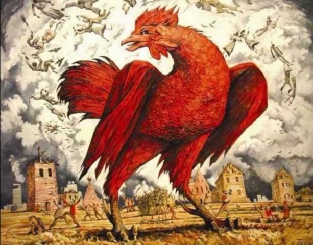 قانادلاری قیرمیزی، قویروغو الوان خوروز - اوشاق ادبیاتی