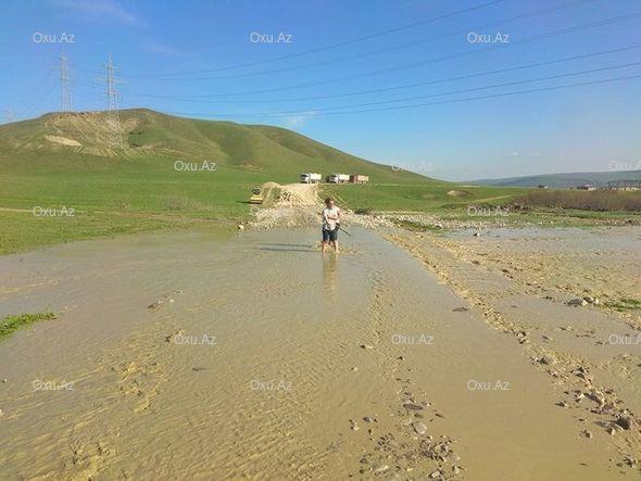 Şamaxıda gölün bəndi niyə uçub? – Rəsmi