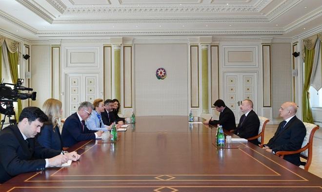 Ilham Aliyev met with Marija Buric
