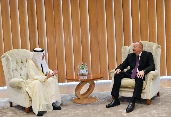 Ilham Aliyev met with the OIC General Secretary