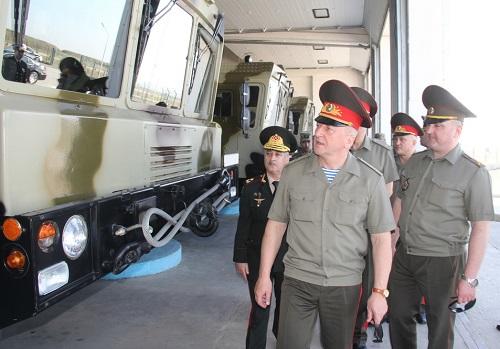 Oleg Belokonev visited the military unit -
