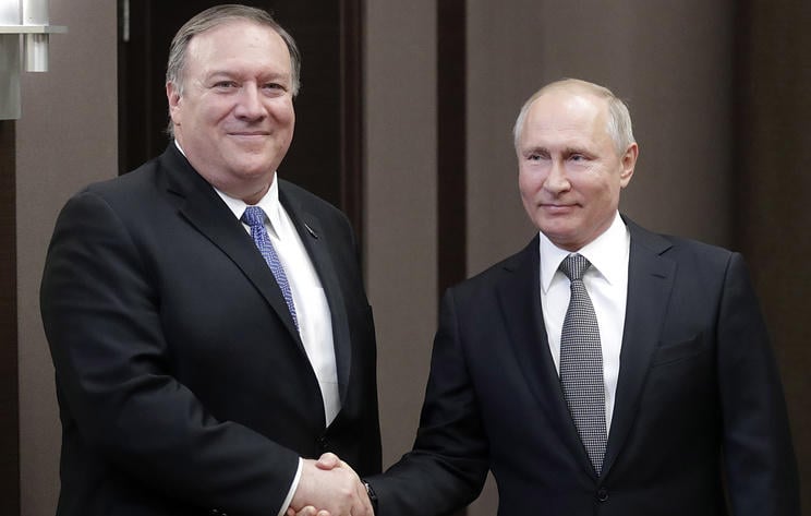 Kremlin aide says Putin and Pompeo did not discuss Ukraine