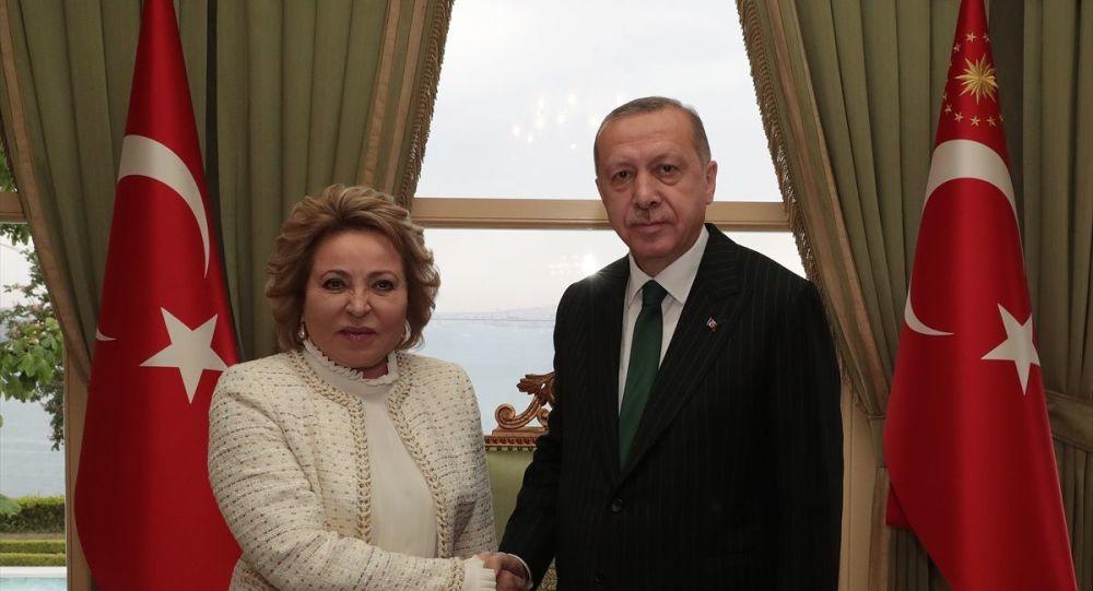 Matvienko meets with Erdogan